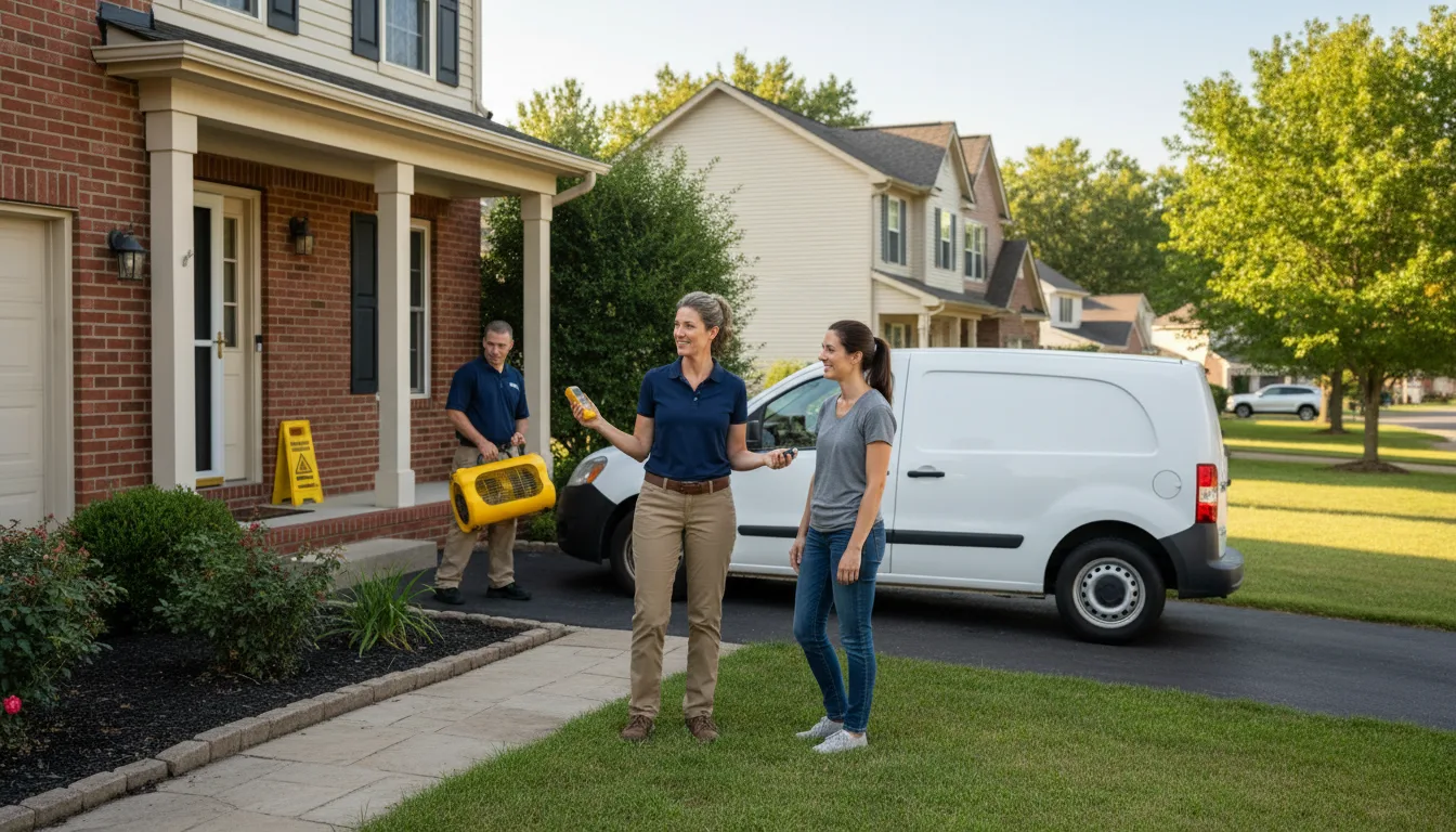 Residential water damage restoration in Clearlake, WA